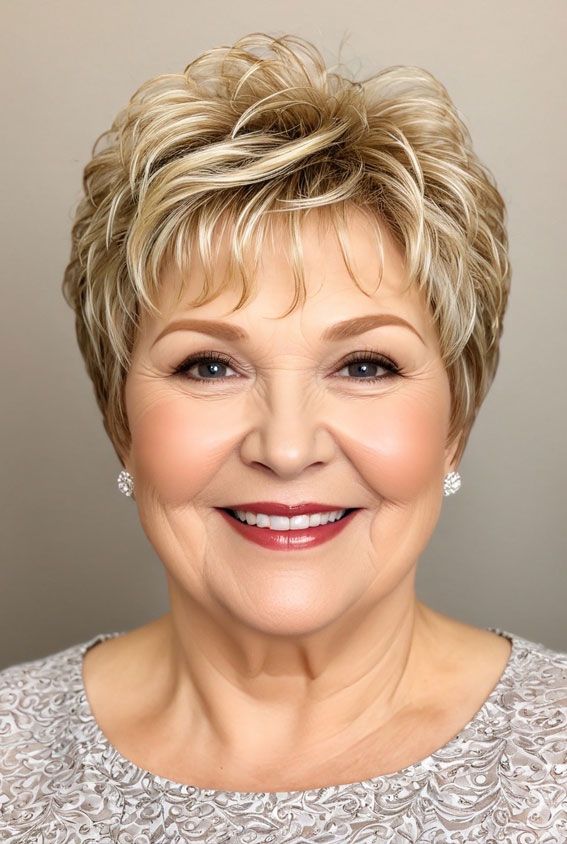 Older Short Hairstyles for Fine Hair Over 60